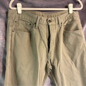 Tan Levi’s 505 36 x 34 Straight-Leg Jeans Classic Comfy‎